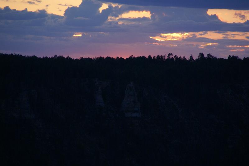 DSC05636.JPG - Sunset at Bright Angels Point - North Rim - Grand Canyon NP